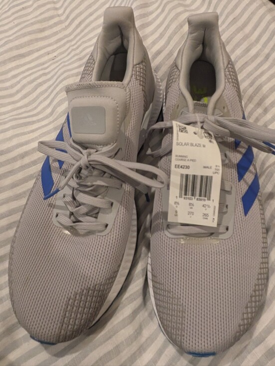 adidas Other - adidas Solar Blaze M Men's Running Shoes - Gray/Blue